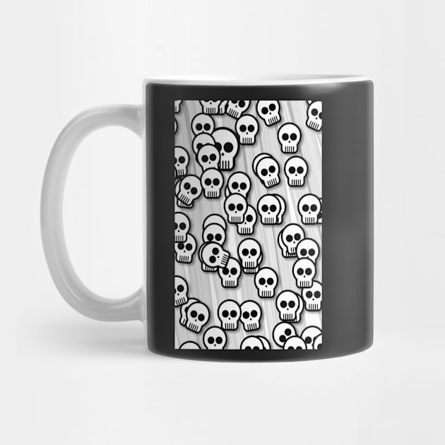 Skulls Grey by myyylla